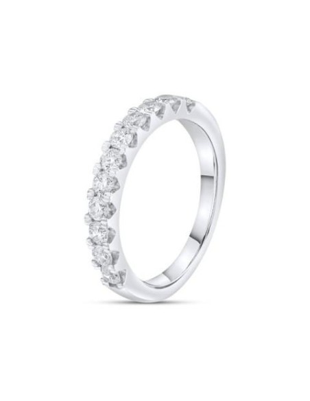 0,50ct- ANILLO DIAMANTES ORO BL 18K
