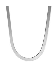 CADENA SERPIENTE PEQUEÑA PLATA 40CM