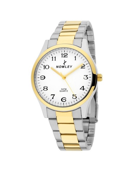 RELOJ ACERO DORADO 7118