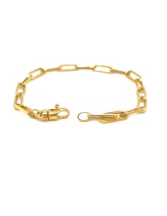 PULSERA ESLABONES JUD ORO DE 18K 2