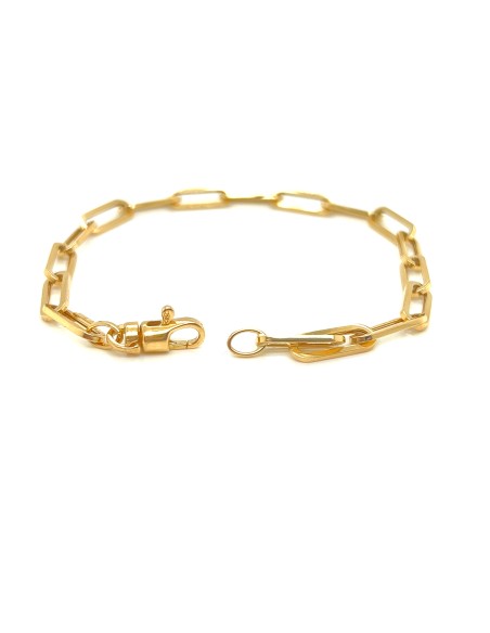 PULSERA ESLABONES JUD ORO DE 18K