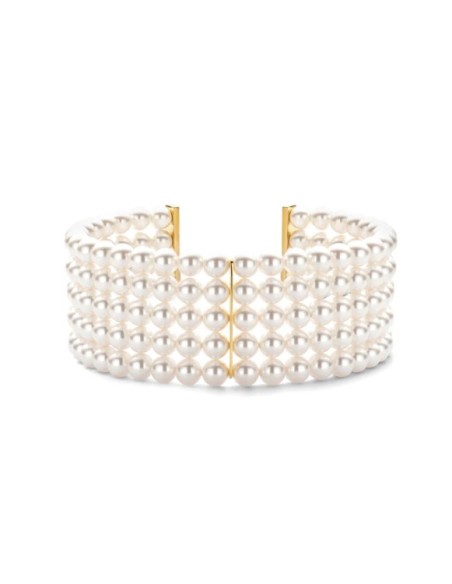 Gargantilla Ancha de Perlas 32 mm