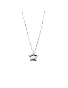 Gargantilla Estrella de Plata de Ley