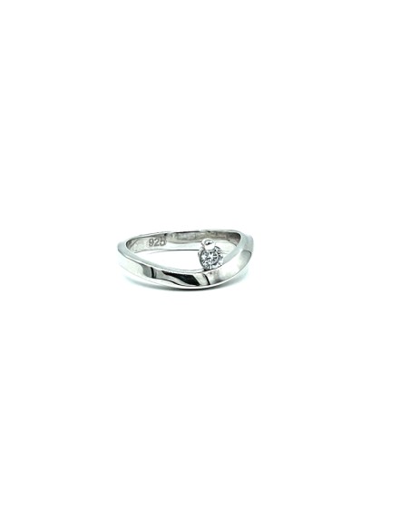 Anillo de Plata 925 con Circonita "Brisa de Luz"