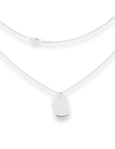 GARGANTILLA PLACA 50CM PLATA DE 1ª LEY 2