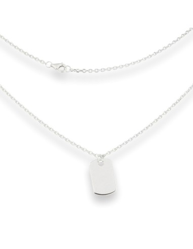 GARGANTILLA PLACA 50CM PLATA DE 1ª LEY