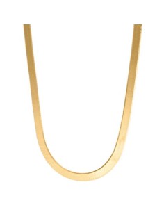 CADENA SERPIENTE PLATA CHAPADA 40CM