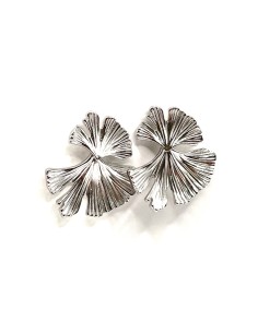 Pendientes flor plata de 1ª ley