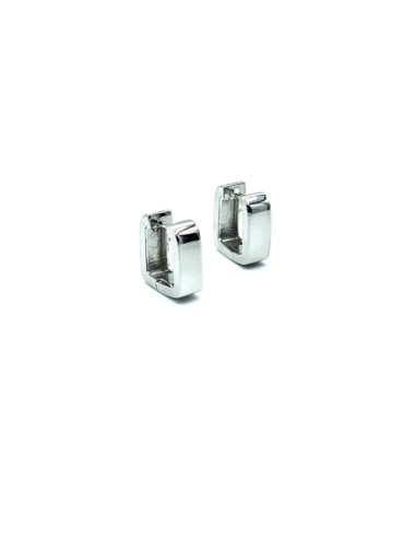 Pendientes de Plata Cuadrados