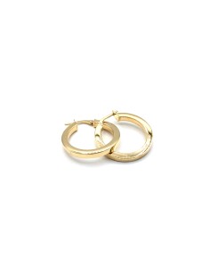 PENDIENTES PLATA CH ARO PLANO 3X3 2,5cm