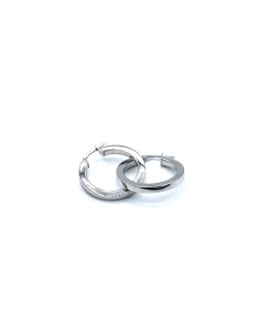 PENDIENTES PLATA  ARO PLANO 3X3 1,5cm