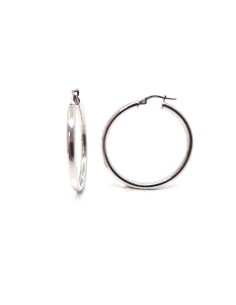PENDIENTES PLATA ARO 3MM 3,5cm
