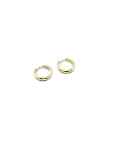 PENDIENTES PLATA CH ARO 1/2 CAÑA 10 MM