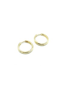 PENDIENTES PLATA CH ARO 1/2 CAÑA 16 MM