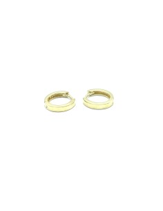 PENDIENTES PLATA CH ARO 10 MM