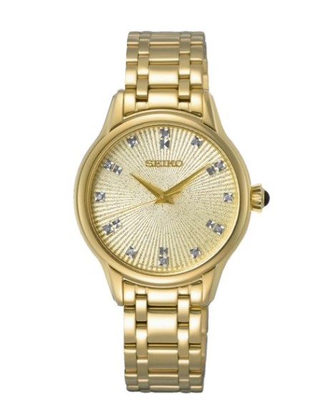 Reloj Seiko Ladies Cuarzo 12 diamantes SRZ552P1