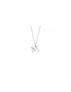 LOTUS SILVER COLLAR SRA.LETRA.M