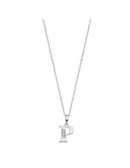 LOTUS SILVER COLLAR SRA.LETRA.P