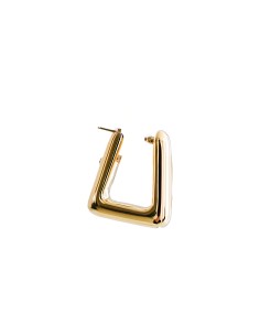 Pendientes para mujer geométricos de oro de 18k 2