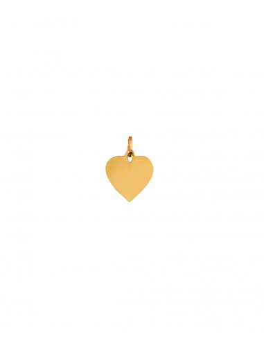 Colgante corazón liso oro de 18k