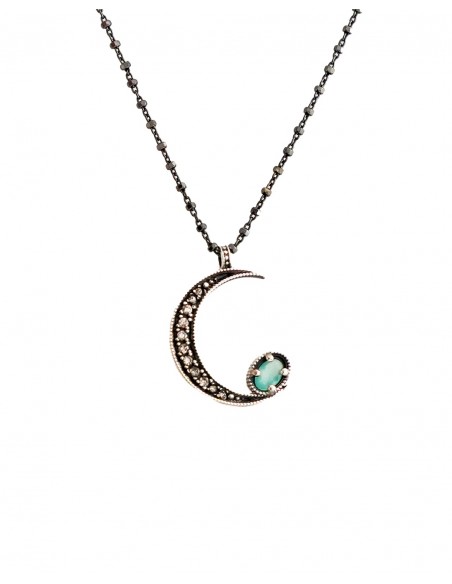 Gargantilla Luna Vintage con Circo