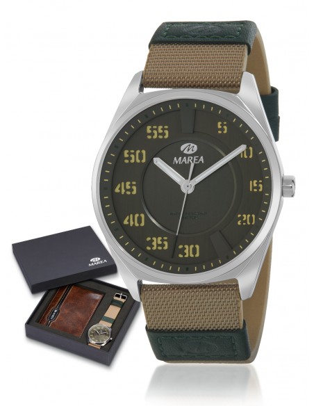 Reloj marea B54240/7 Marrón, Verde