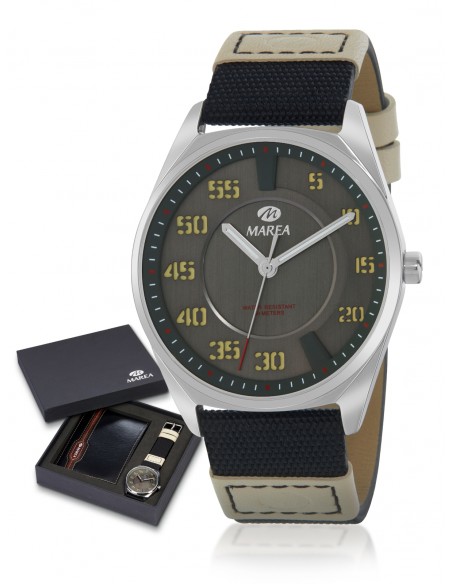Reloj marea b54240/5 Marrón, Negro