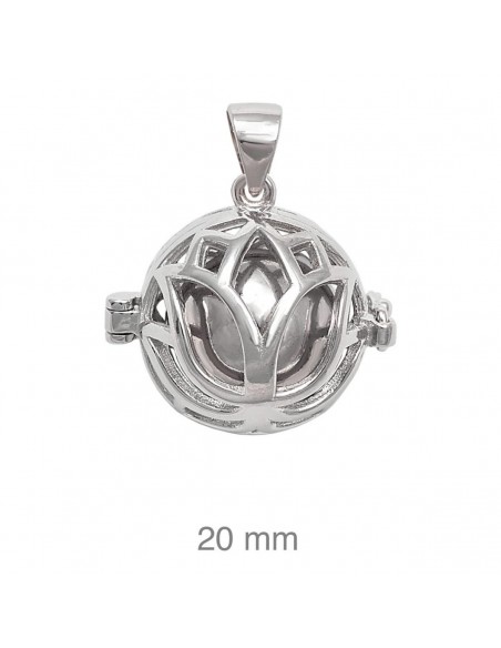 LLAMADOR FLOR PLATA DE 1ª LEY