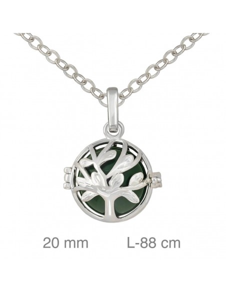 Gargantilla Llamador Árbol de la Vida Latón 