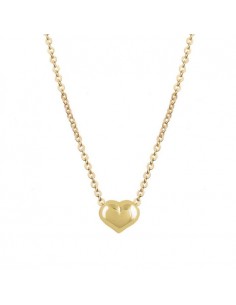 9k- Gargantilla para mujer Corazón Oro 9kt M