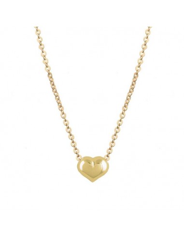 9k- Gargantilla para mujer Corazón Oro 9kt M