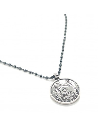 Cadena 40+5cm + Colgante Sant Fèlix plata