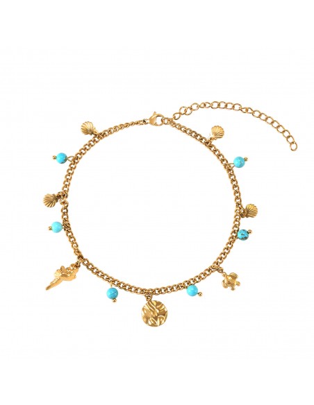 Tobillera Acero - Concha - 21+6 cm