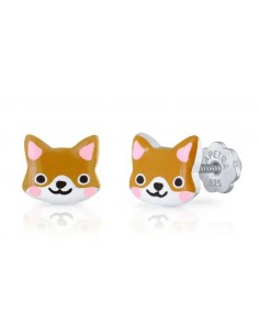Pendientes foxy rosca PLATA 1ª ley