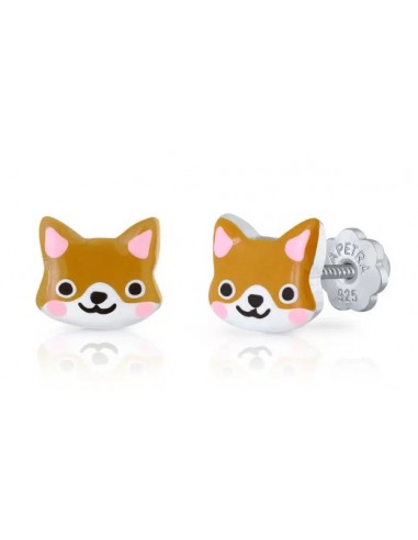 Pendientes foxy rosca PLATA 1ª ley