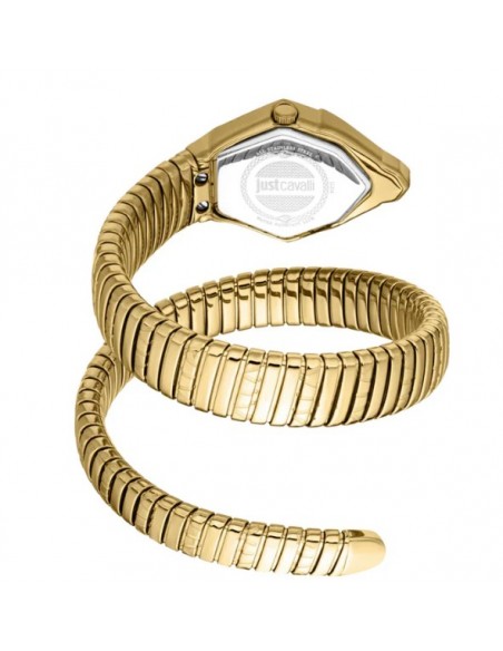 Reloj para mujer  dorado serpiente