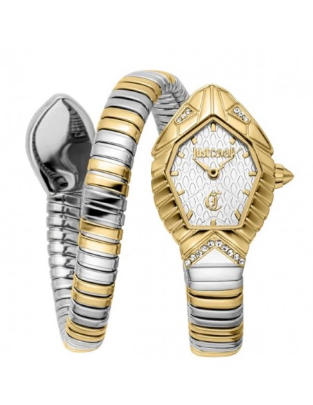 Reloj Just Cavalli serpiente bicolor