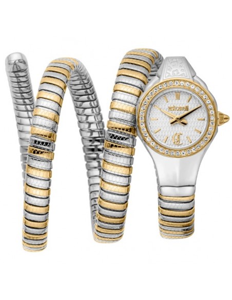 Reloj Just Cavalli serpiente bicolor