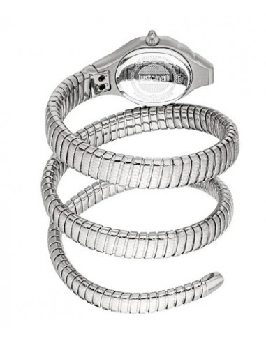 Reloj Just Cavalli serpiente plateado