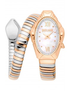 Reloj Just Cavalli serpiente bicolor