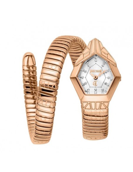 Reloj Just Cavalli serpiente rosado
