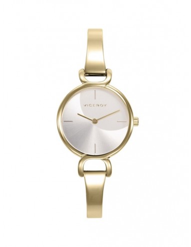 RELOJ ACERO IP DORADO BRAZALETE SRA VA