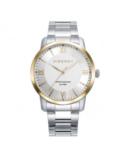RELOJ ACERO IP DORADO BRAZALETE SR VA