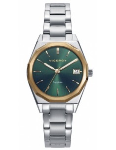 RELOJ ACERO IP DORADO BRAZALETE SRA VA