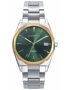 RELOJ ACERO IP DORADO BRAZALETE SR VA
