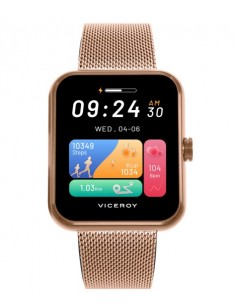 RELOJ SMART ALUMINIO ROSADO BRAZALETE SR VA
