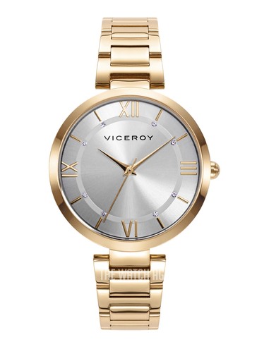 RELOJ ACERO IP DORADO BRAZALETE SRA VA