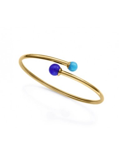 PULS ACERO IP DORADO PIEDRA NAT SRA FASHION