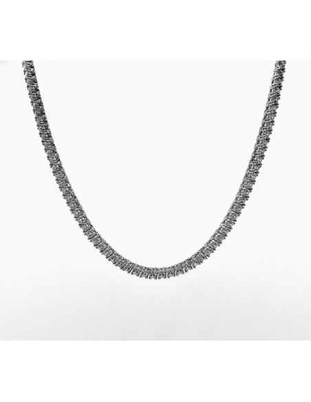 GARGANTILLA PLATA 4 GARRAS RIVIER 45 CM