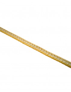 PULSERAS PLATA CIRCONITAS BAÑO ORO 2